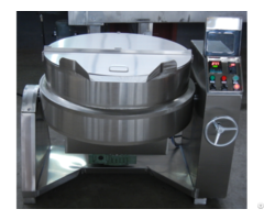 Electric Jacketed Kettle With Mixer