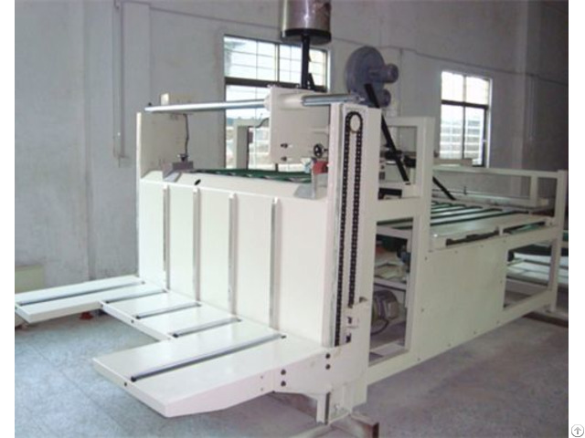 Semiautomatic Corrugated Carton Folding Gluing Machine