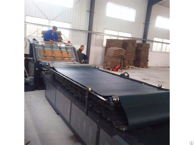 Semiautomatic Corrugated Cardboard Flute Laminating Machine