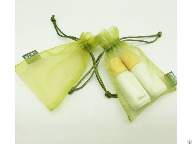 Organza Cosmetic Drawstring Pouch