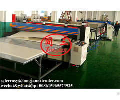 Pp Corrugated Sheet Making Machine