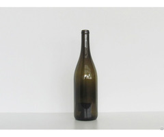 Burgundy Wine Glass Bottle 2059