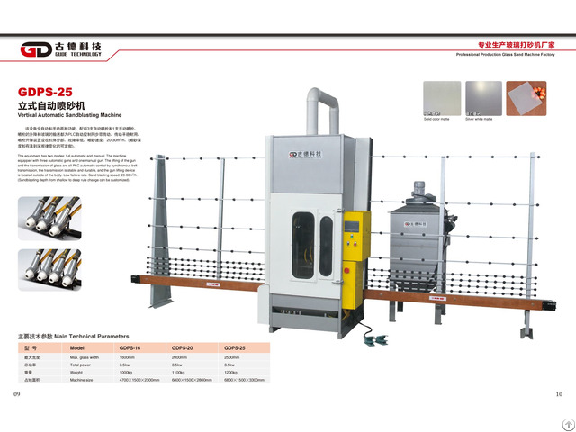 Vertical Automatic Sandblasting Machine