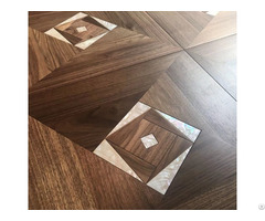 Engineered Wood Flooring With Shell Inlay