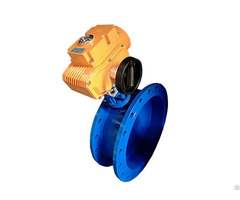 Electric Flanged Hard Seal Butterfly Valve