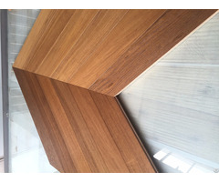 Multi Layer Teak Chevron Engineered Flooring