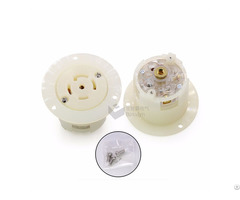 Nemal21 30 American Female Locking Flanged Outlet Power Receptacle 30a 120 208v Bl2130fo