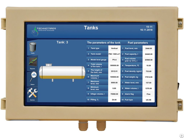 Siur Console For Petrol Stations And Storage Depots