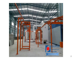 Electrostatic Semi Automatic Powder Coating Machine Line