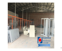 Customized Design Electrostatic Powder Coating Line For Industry Use