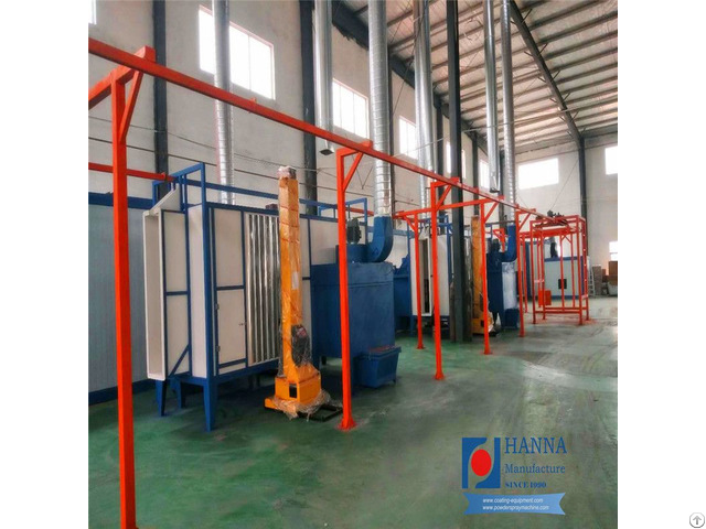 High Efficiency Plastic Powder Coating Booth