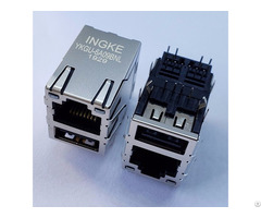 Ykgu 6a09bnl 0821 1x1t 43 F Gigabit Rj45 With Usb A Connector Integrated Magnetics