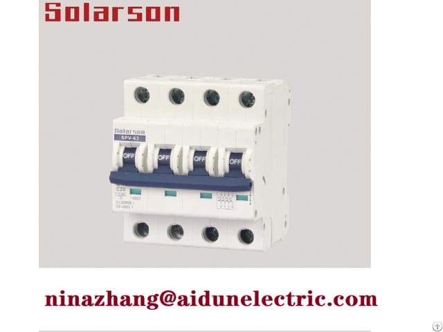 1000v Dc Mini Circuit Breaker For Solar Power 40a 50a 63a