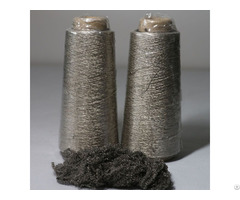 Silver Plated Conductive Nylon Fiber Blended With Cotton Anti Static Ring Spun Yarn Xt11855