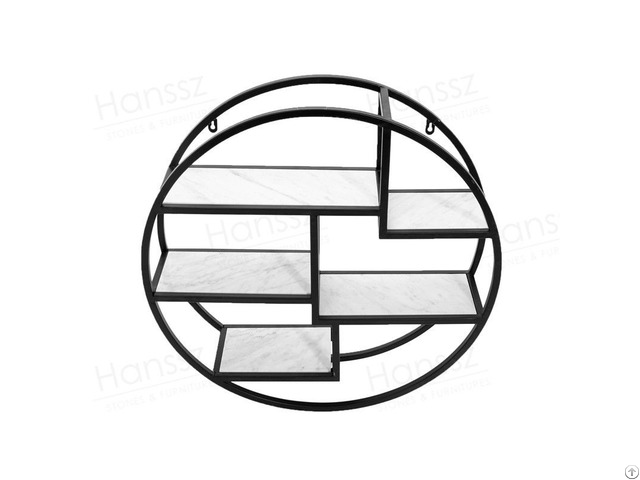 Bracket White Marble Shelf Furniture Shelves