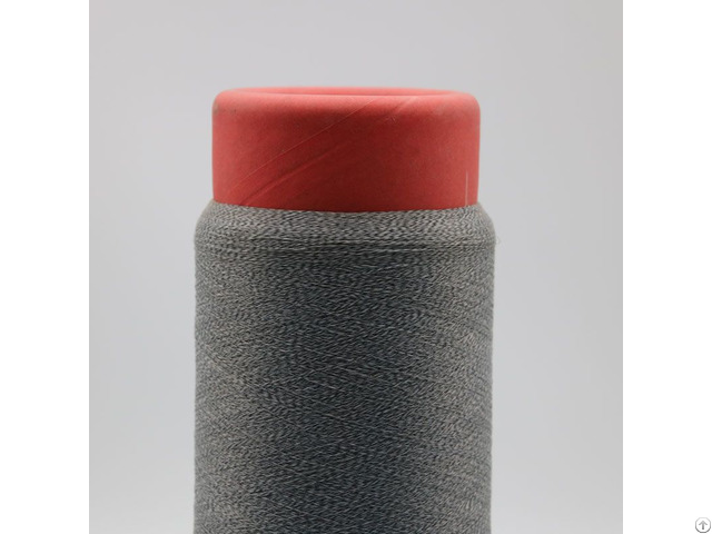 Carbon Conductive Fiber Nylon Filament 20d Twist With 50d White Fdy Polyester Esd Yarn Xt11531