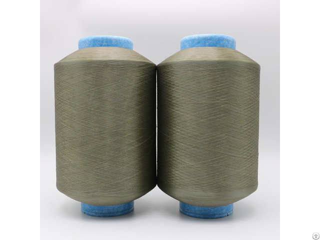 Copper Plated Cus Nylon 6 Dty Conductive Filaments 40d 12f Esd For Anti Bacteria Xt11854