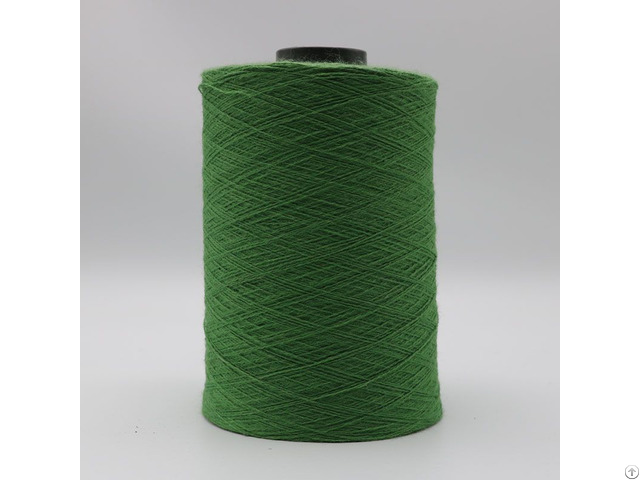 Green Nm26 2plies 7 Percent Stainless Steel Fiber Blended With 93 Percent Solid Acrylic For Gloves