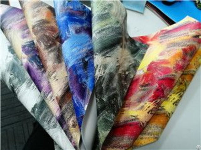 Bh190725 01 Graffiti Printing Leather With Yabuck Back