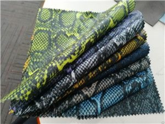 Bh190725 03 Snake Print Glittered Leather