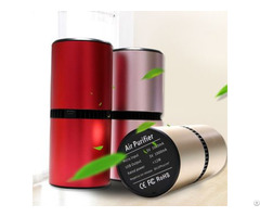 Dual Usb Mini Car Air Purifier Absorb Pm2 5 Second Hand Smoke