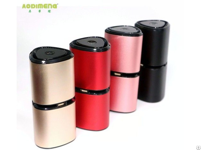 Newest Design Dual Usb Absorb Pm2 5 Negative Ions Car Air Purifier
