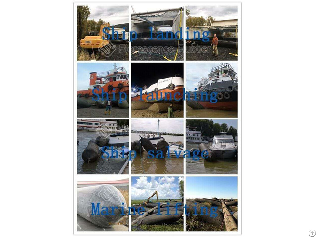 Ship Launching Pneumatic Marine Rubber Airbags