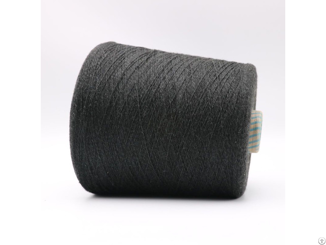 Ne16 2plies 10 Percent Stainless Steel Staple Fiber Blended With 90 Percent Polyester Xtaa114