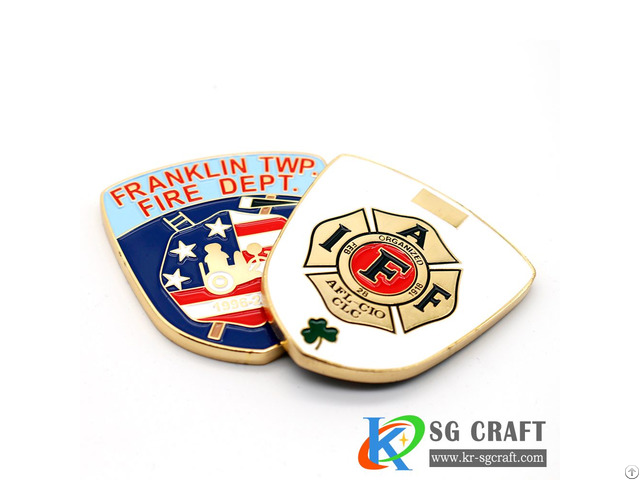 Unique Design Personalized Custom Metal Enamel Silver Plated Coin For Souvenir