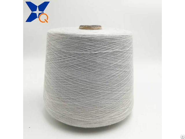Nm26 2plies 15 Percent Stainless Steel Staple Fiber Blended With 85 Percent Bulky Acrylic Conducti
