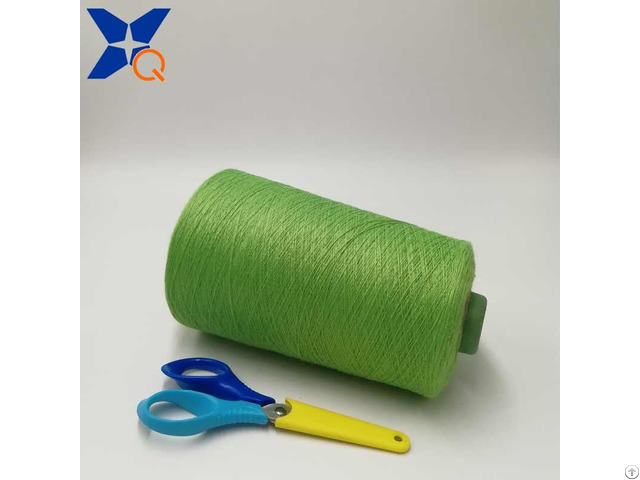 Ne21 2plies 10 Percent Metal Fiber 90 Percent Polyester Staple For Knitting Hand Feeling Touch Scr