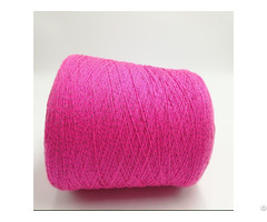 Acrylic Conductive Filaments 75d Twist With 2plies Nm20 Pink Bulky Spun Yarn Xt11231