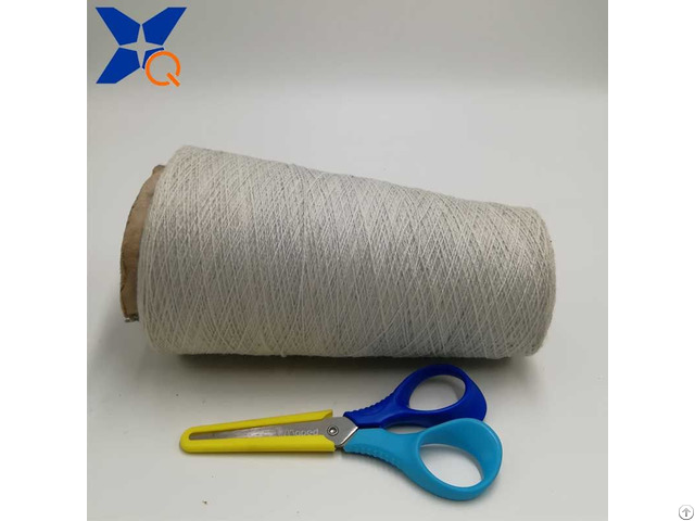 Nm35 1 Bulky Fiber Spun Yarn Twist With Ne21 20 Percent Stainless Steel Blend 80 Percent Solid Acr