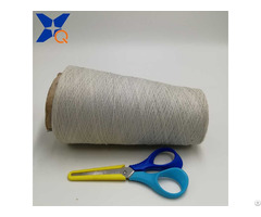 Nm35 1 Bulky Fiber Spun Yarn Twist With Ne21 20 Percent Stainless Steel Blend 80 Percent Solid Acr
