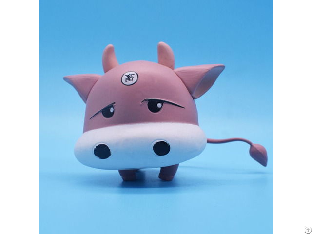 Factory Direct Cute Pvc Ox Animal Cartoon Figure Toy