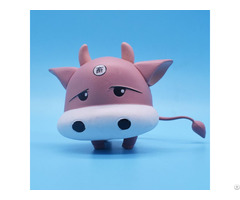 Factory Direct Cute Pvc Ox Animal Cartoon Figure Toy