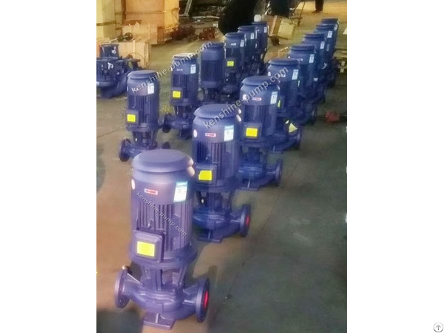 Isgb Vertical Pipeline Centrifugal Pump Easy Disassembly