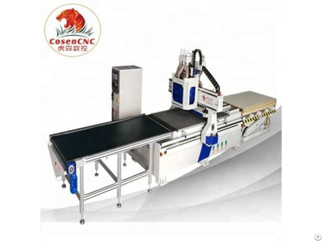 Cosen Cnc Auto Feeder Two Process Router And Drilling Package