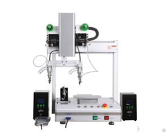 Xhl H441s Desktop 3 Axis Double Head Automatic Soldering Machine