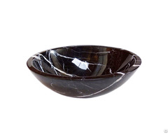 Black Marble Vessel Bathroom Bowl