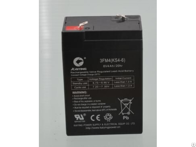 Sealed Lead Acid Battery 6v4ah