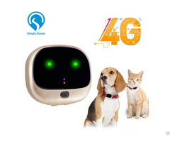 V43 4g Real Time Tracking Pet Dog Gps Tracker Sms Waterproof Collar