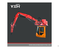 Stationary Hydraulic Hammer Manipulator Arm For Mines