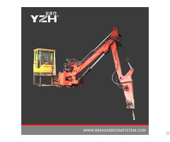 Pedestal Hydraulic Rockbreaker Manipulators Arm