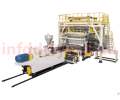 Pvc Homoegeneous Lvt Spc Wpc Floor Extrusion Line