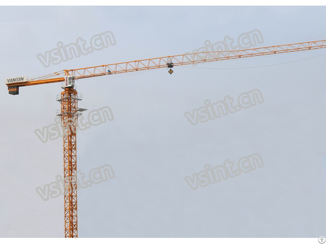 Tower Crane Topless 12t Flattop Qtz250 Tct7025 For Building Construction Used In Dubai