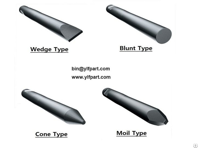 Quarry Volvo Hydraulic Hammer Breaker Parts Moil Point Chisel Tool Thbb31