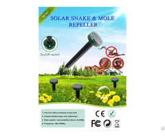 Abs Non Poison Solar Powered Mole Snake Rodent Repeller