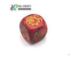 Custom Party Game Plastic Dice