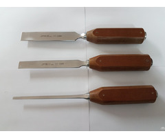 Osteotome With Fiber Handle Straight Orthopedic Instrument